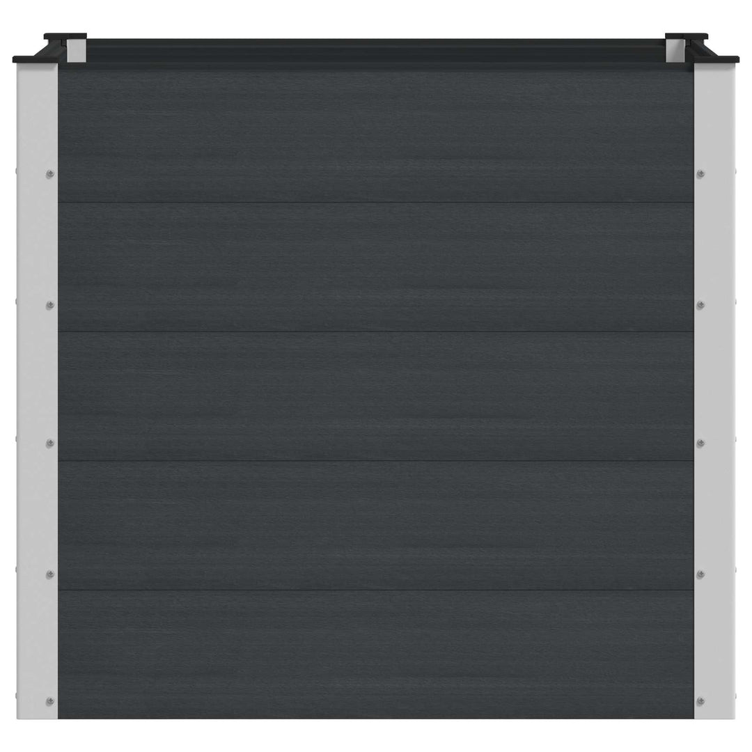 Upphöjd Odlingslåda Svart 100 X 100 X 91 Cm