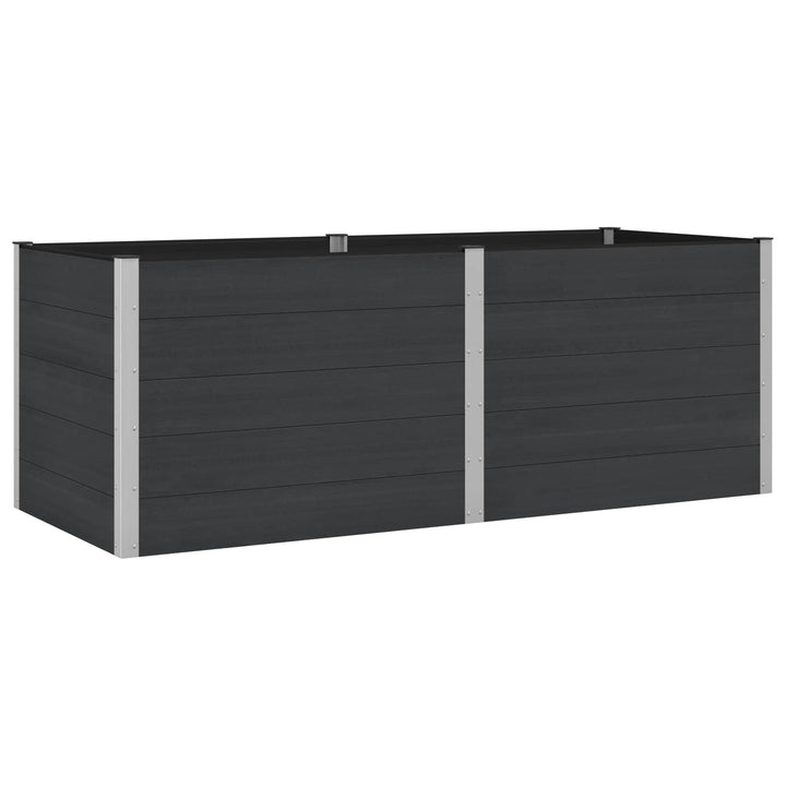 Upphöjd Odlingslåda Svart 250 X 100 X 91 Cm