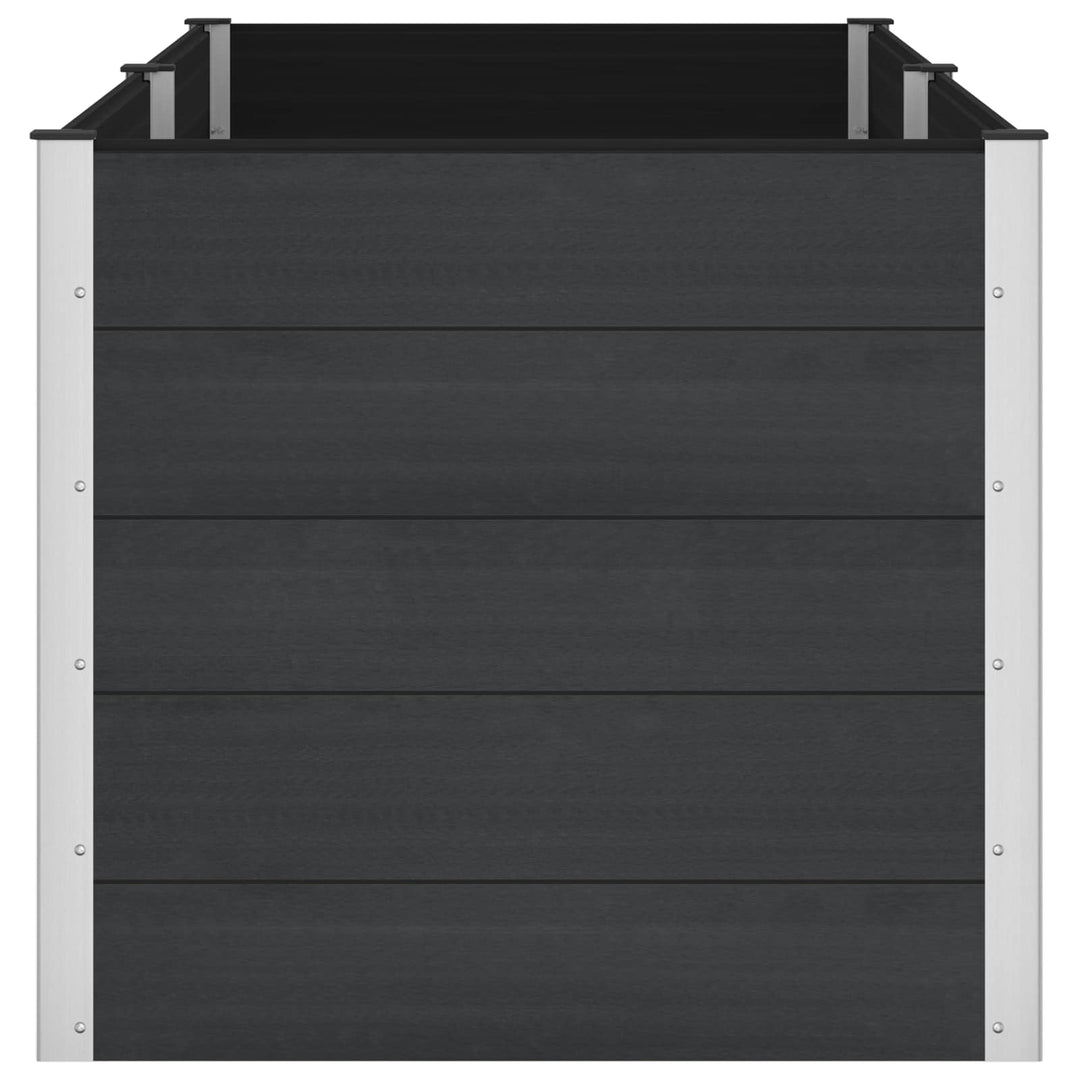 Upphöjd Odlingslåda Svart 250 X 100 X 91 Cm