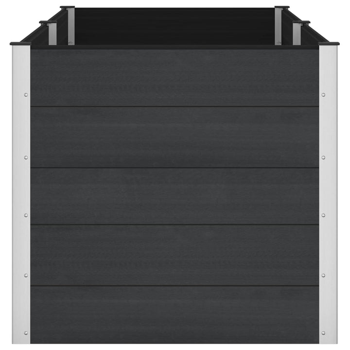 Upphöjd Odlingslåda Svart 250 X 100 X 91 Cm