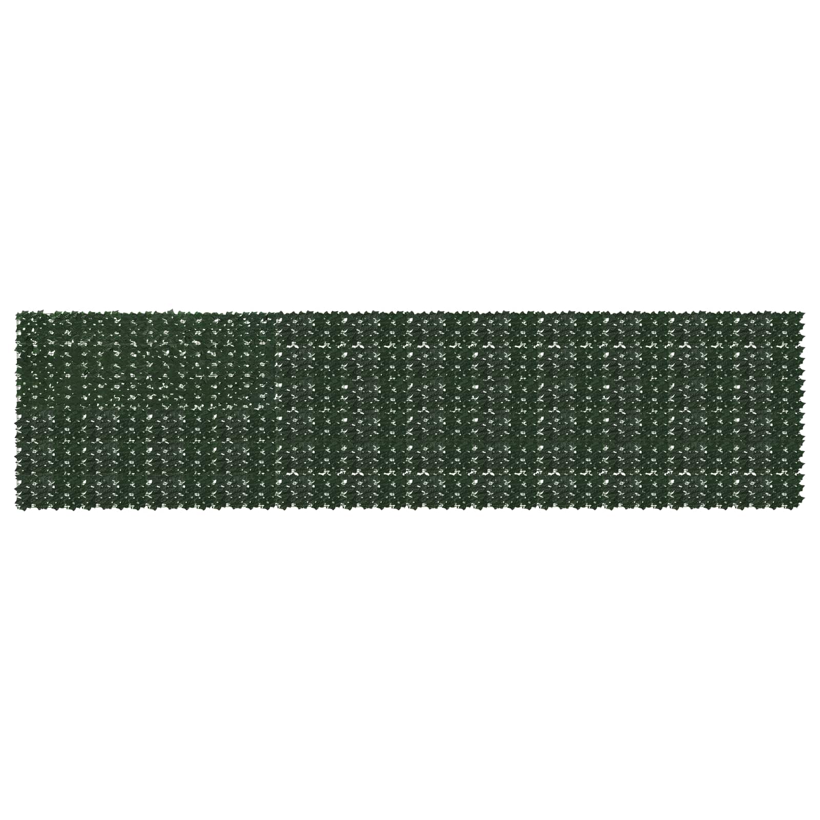 Balkongskärm Med Löv Mörkgrön 600 X 150 Cm Polyeten Och Tyg