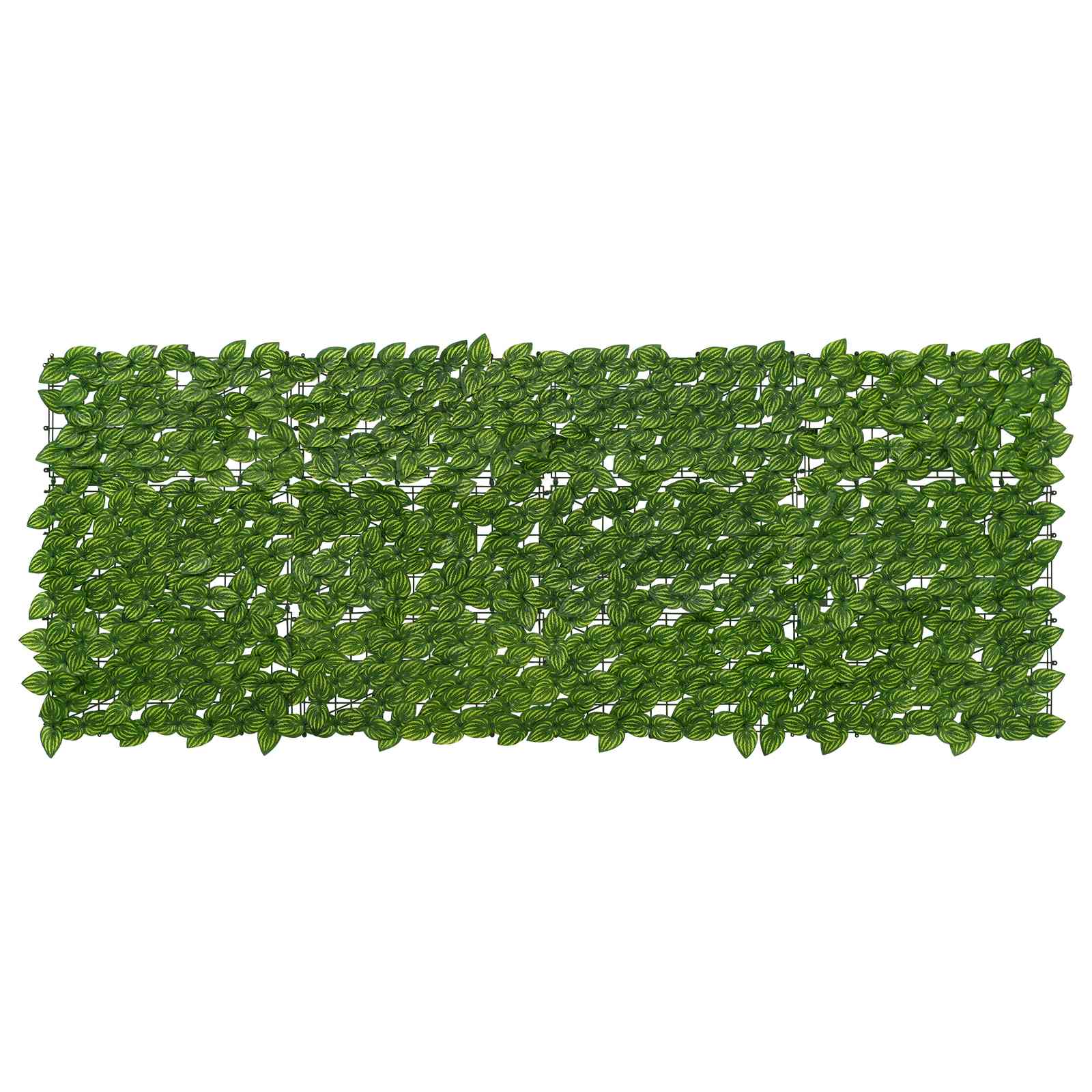 Balkongskärm Med Löv Grön Och Gul 200 X 75 Cm Polyeten Och Tyg