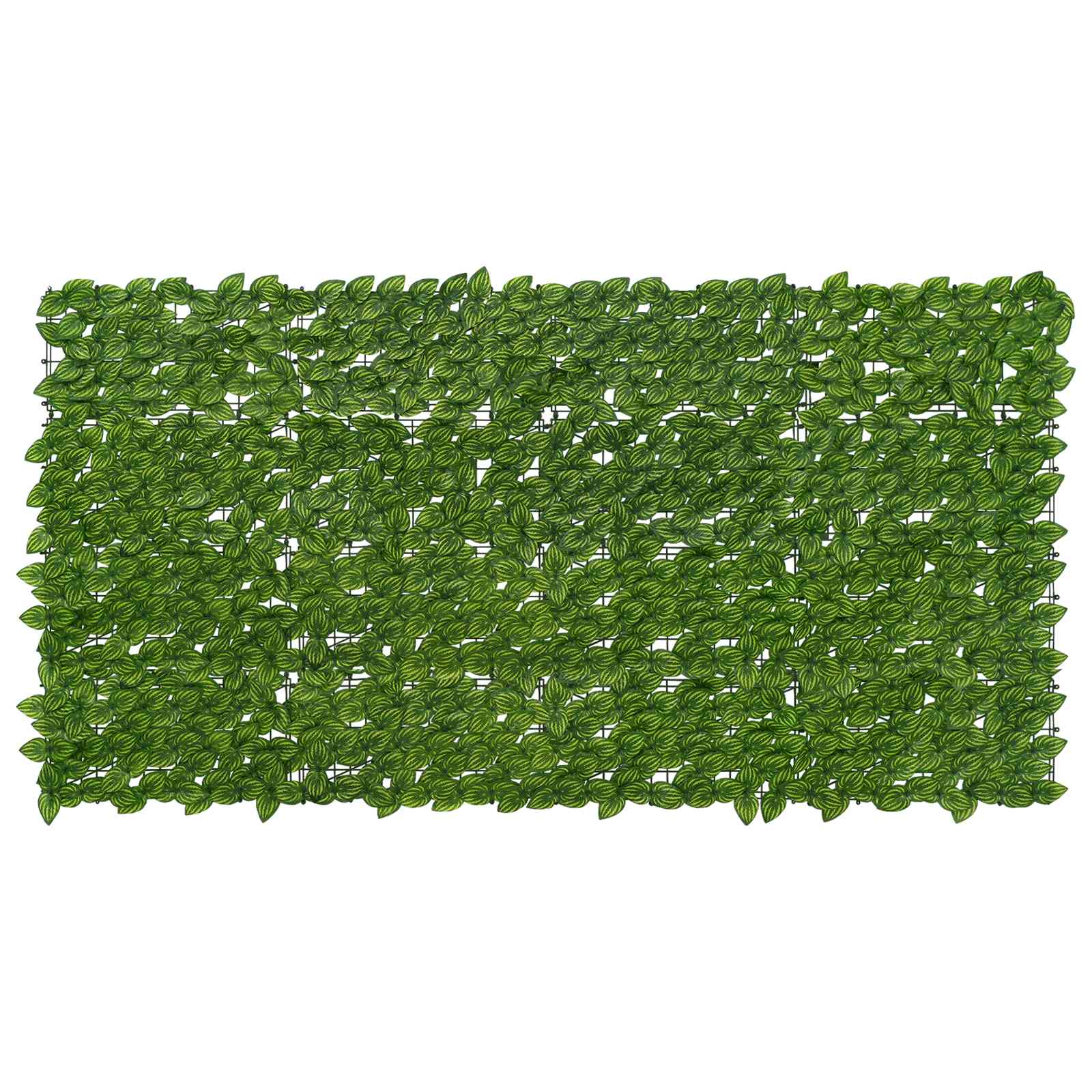 Balkongskärm Med Löv Grön Och Gul 200 X 100 Cm Polyeten Och Tyg