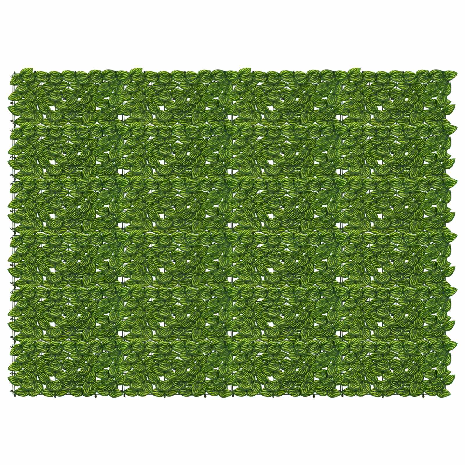 Balkongskärm Med Löv Grön Och Gul 200 X 150 Cm Polyeten Och Tyg