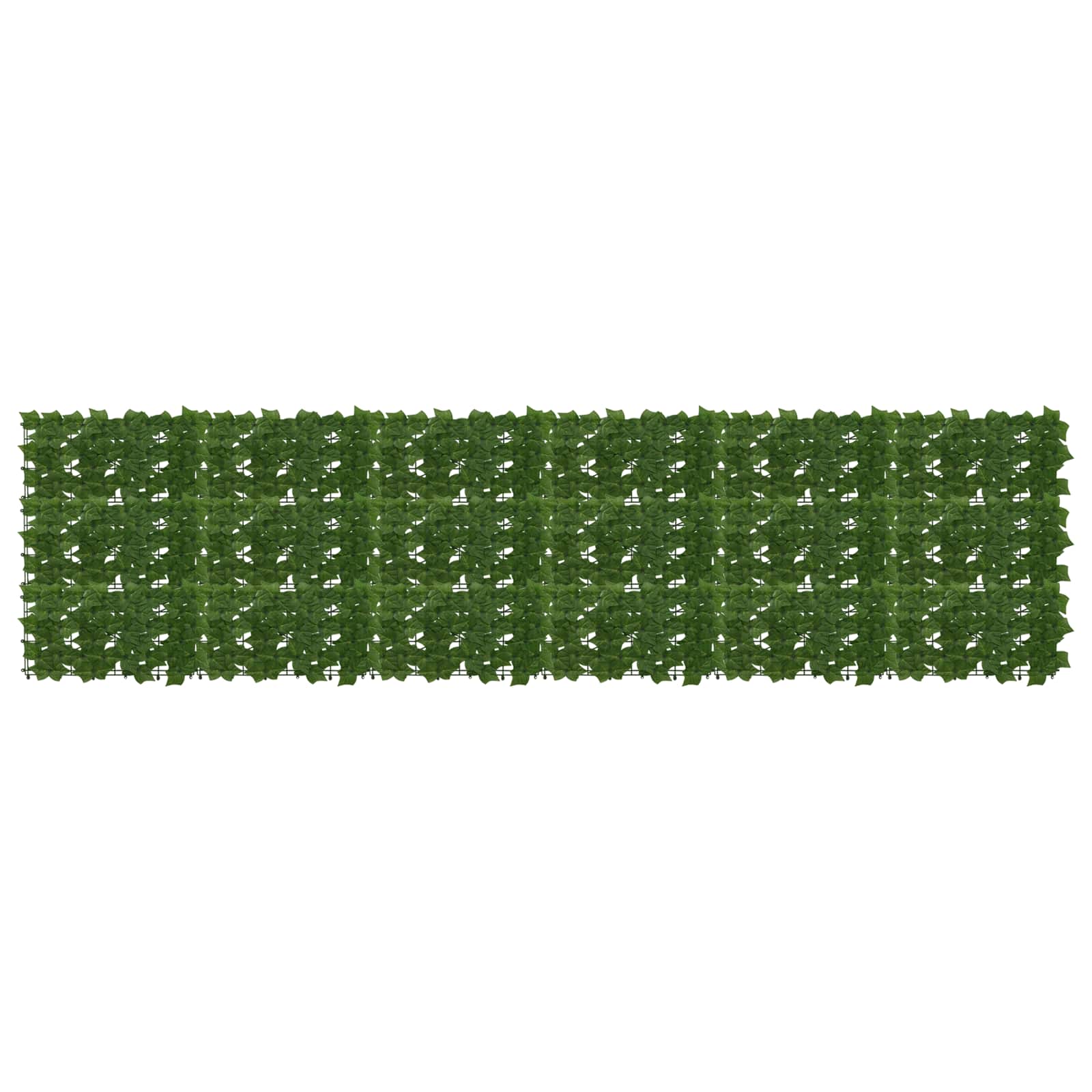 Balkongskärm Med Löv Grön 300 X 75 Cm Polyeten Och Tyg