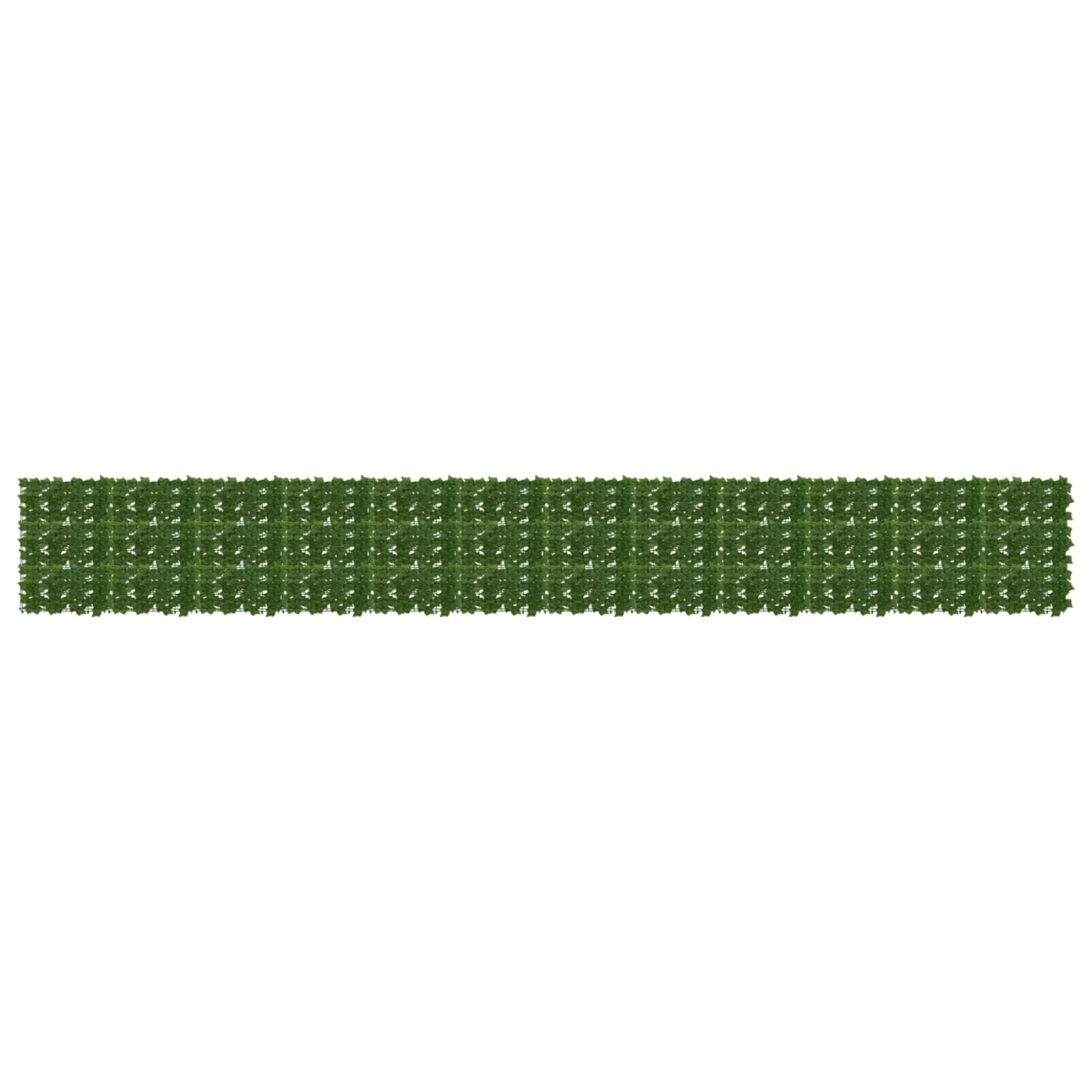 Balkongskärm Med Löv Grön 600 X 75 Cm Polyeten Och Tyg