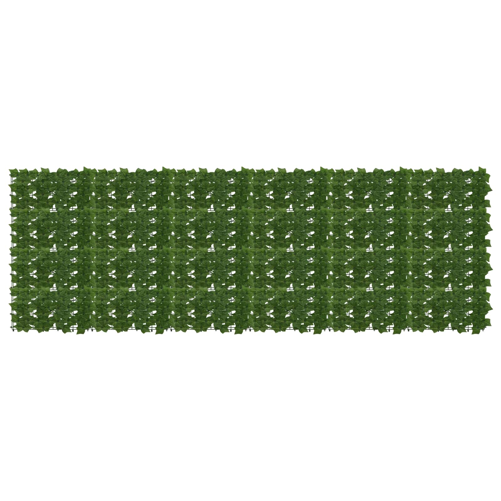 Balkongskärm Med Löv Grön 300 X 100 Cm Polyeten Och Tyg