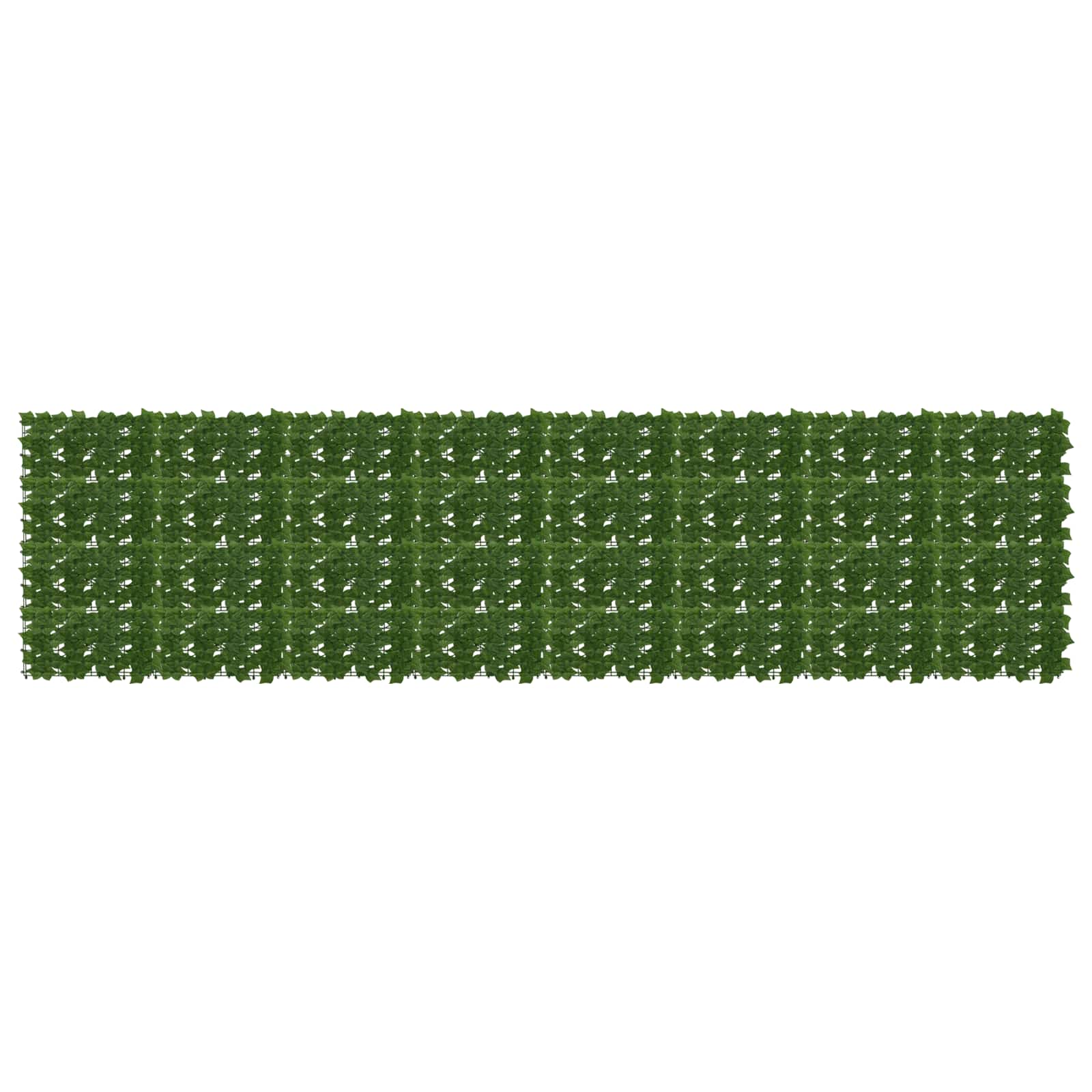 Balkongskärm Med Löv Grön 400 X 100 Cm Polyeten Och Tyg