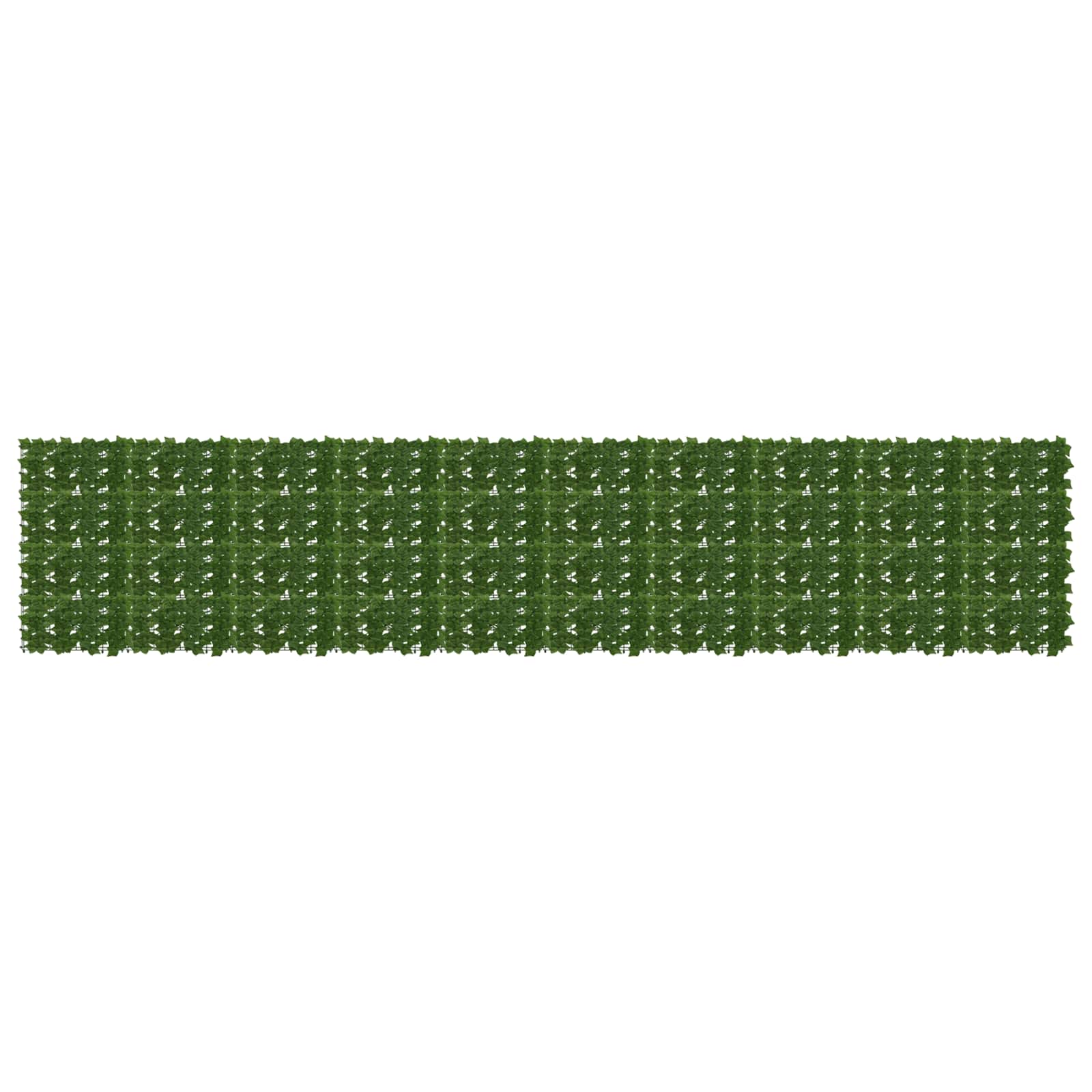Balkongskärm Med Löv Grön 500 X 100 Cm Polyeten Och Tyg