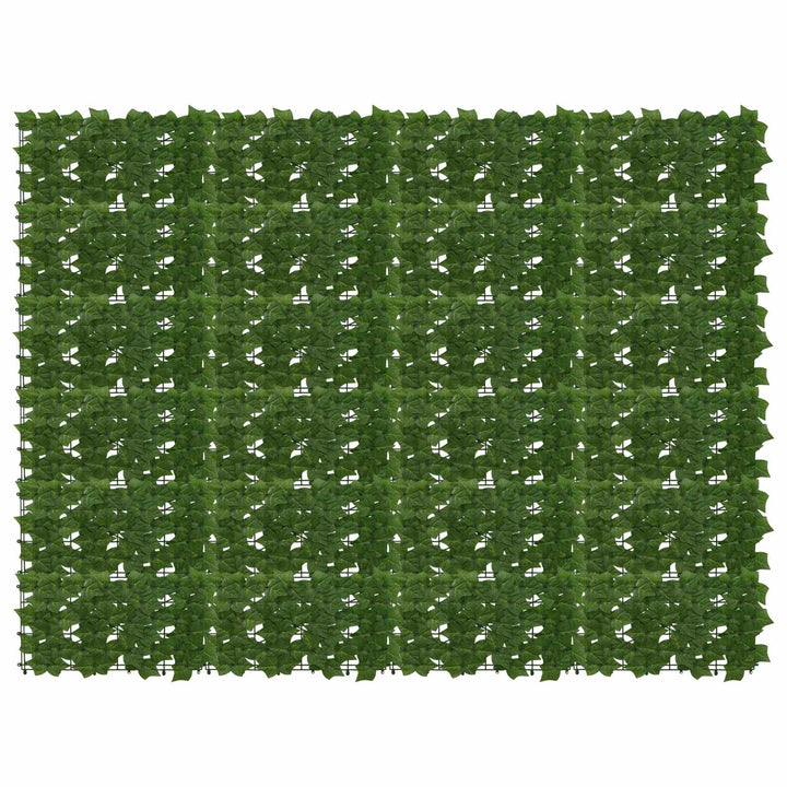 Balkongskärm Med Löv Grön 200 X 150 Cm Polyeten Och Tyg