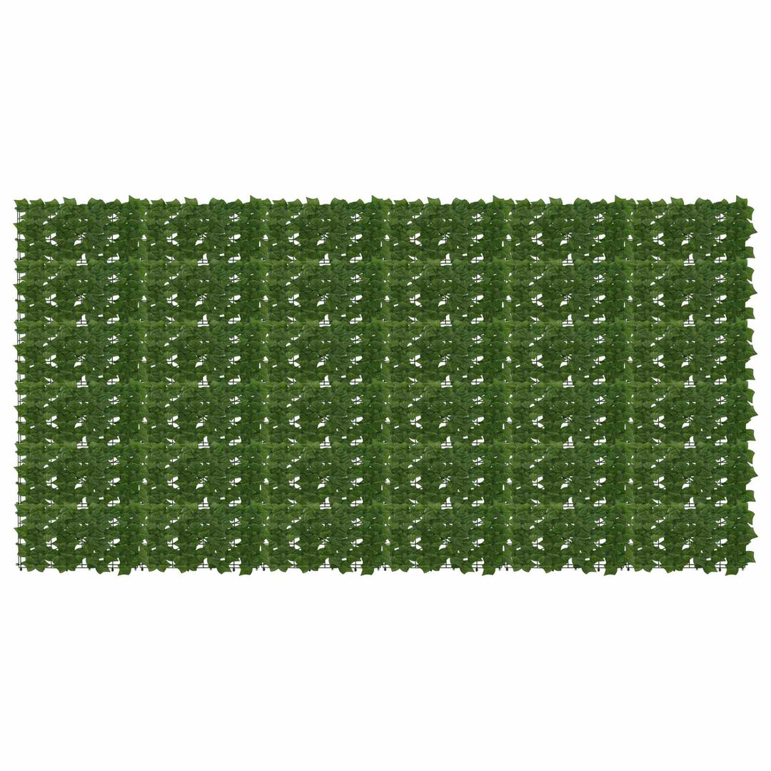 Balkongskärm Med Löv Grön 300 X 150 Cm Polyeten Och Tyg