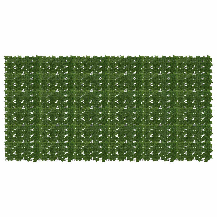 Balkongskärm Med Löv Grön 300 X 150 Cm Polyeten Och Tyg