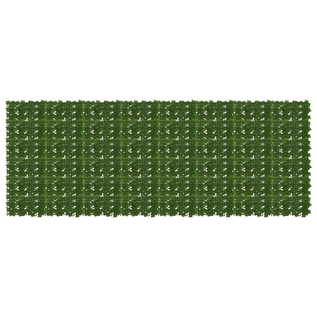 Balkongskärm Med Löv Grön 400 X 150 Cm Polyeten Och Tyg
