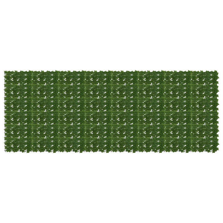 Balkongskärm Med Löv Grön 400 X 150 Cm Polyeten Och Tyg