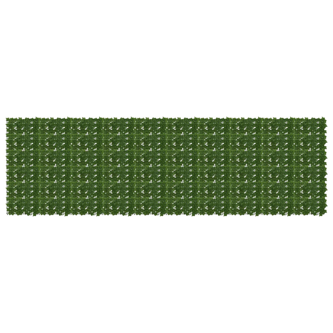 Balkongskärm Med Löv Grön 500 X 150 Cm Polyeten Och Tyg