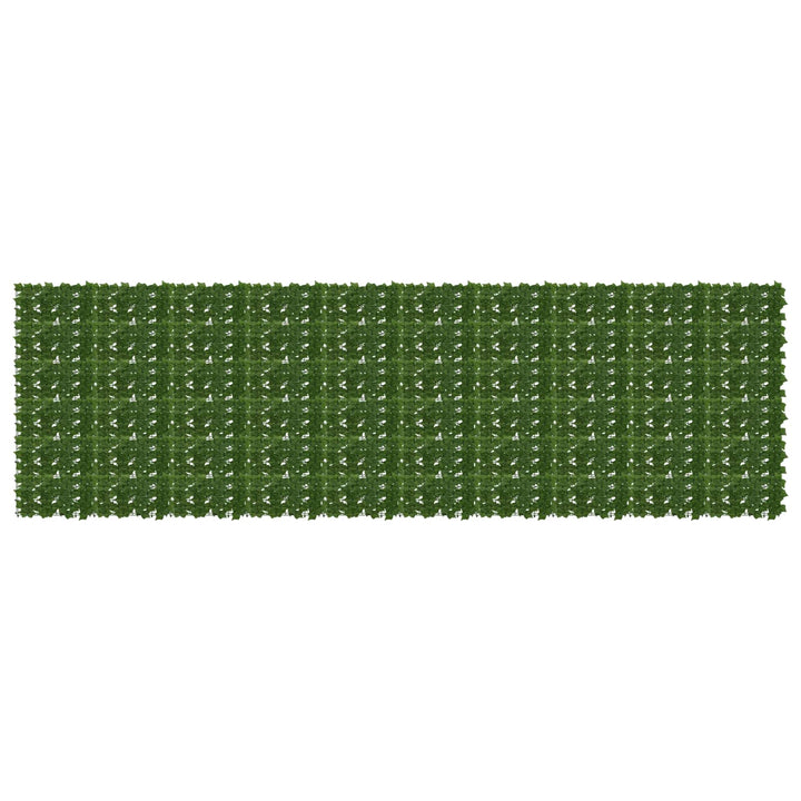 Balkongskärm Med Löv Grön 500 X 150 Cm Polyeten Och Tyg