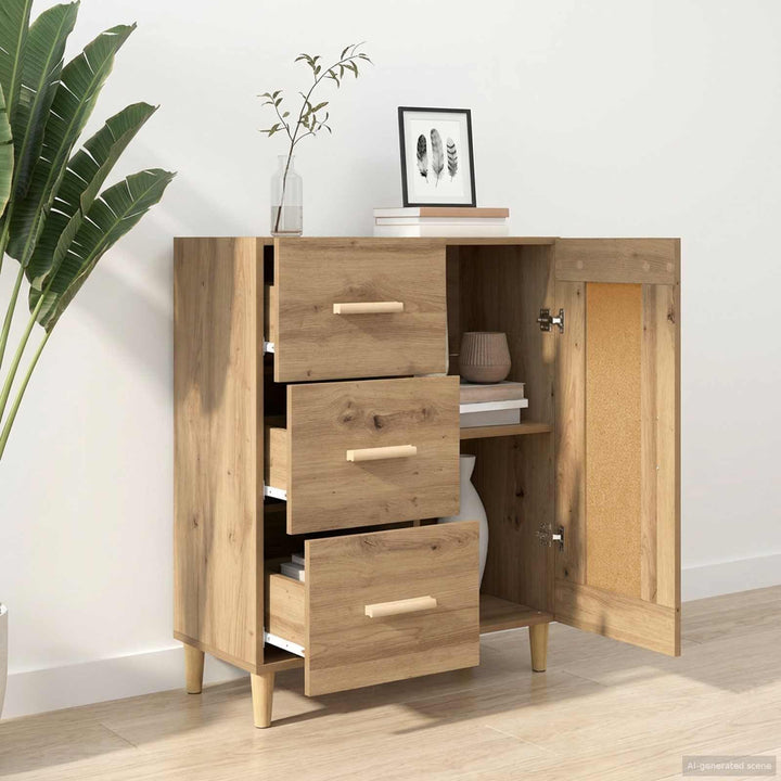 Sideboard Artisan-Ek 69,5 X 34 X 90 Cm Konstruerat Trä