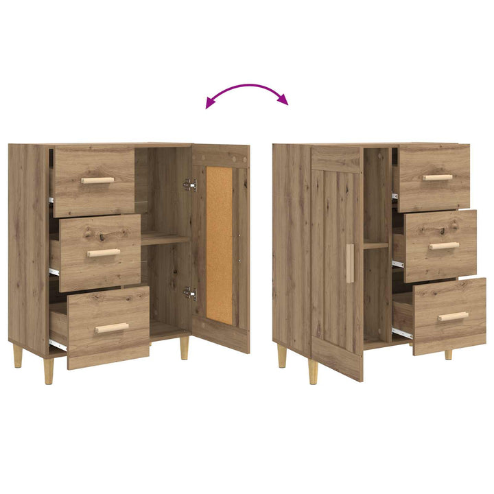 Sideboard Artisan-Ek 69,5 X 34 X 90 Cm Konstruerat Trä