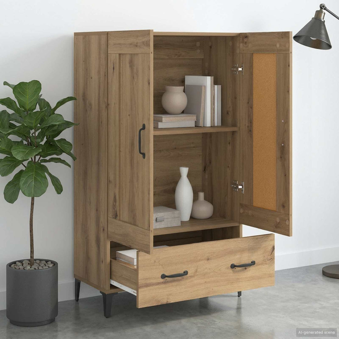 Skåp Artisan-Ek 70 X 31 X 115 Cm Konstruerat Trä