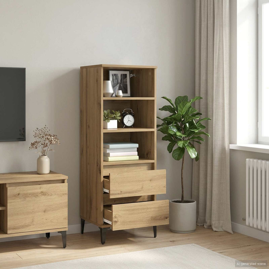 Skåp Artisan-Ek 40 X 36 X 110 Cm Konstruerat Trä