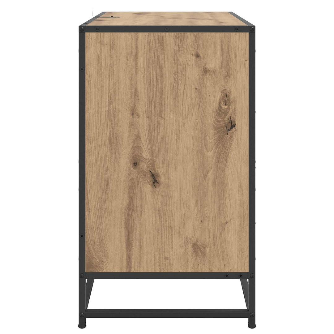 Lådans Skåp 3-Låda Artisan-Ek 70 X 41 X 70 Cm Konstruerat Trä