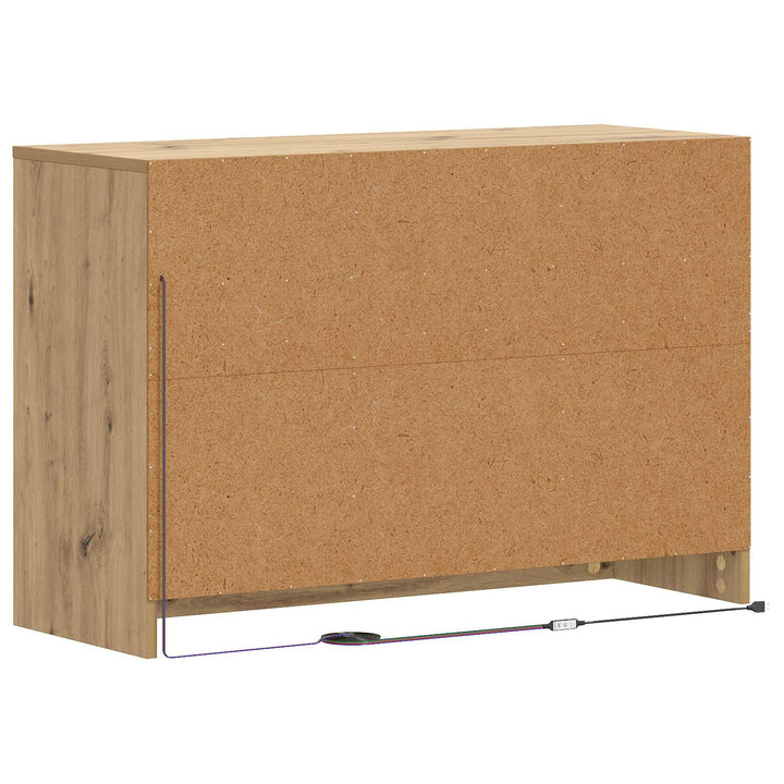 Tv-Skåp 91 X 34 X 61 Cm Artisan-Ek Konstruerat Trä