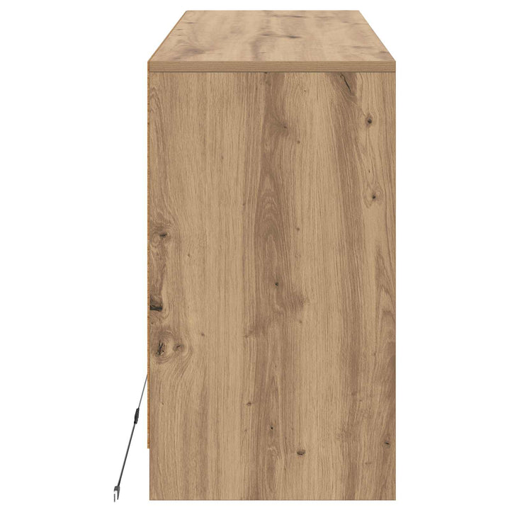Tv-Skåp 91 X 34 X 61 Cm Artisan-Ek Konstruerat Trä
