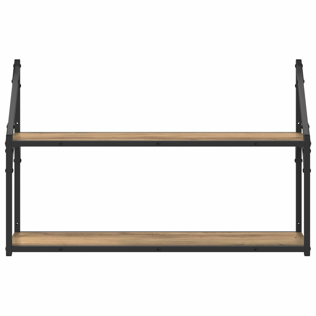 Vägg Hylla Väggmonterat Artisan-Ek 80 X 21 X 51 Cm Metall Pb