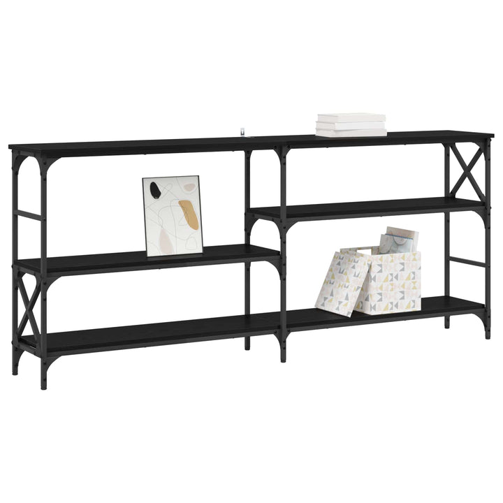 Konsolbord Svart Ek 180 X 29 X 76,5 Cm Metall Pb