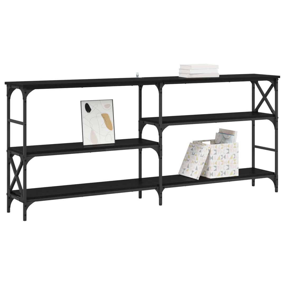 Konsolbord Svart Ek 180 X 29 X 76,5 Cm Metall Pb