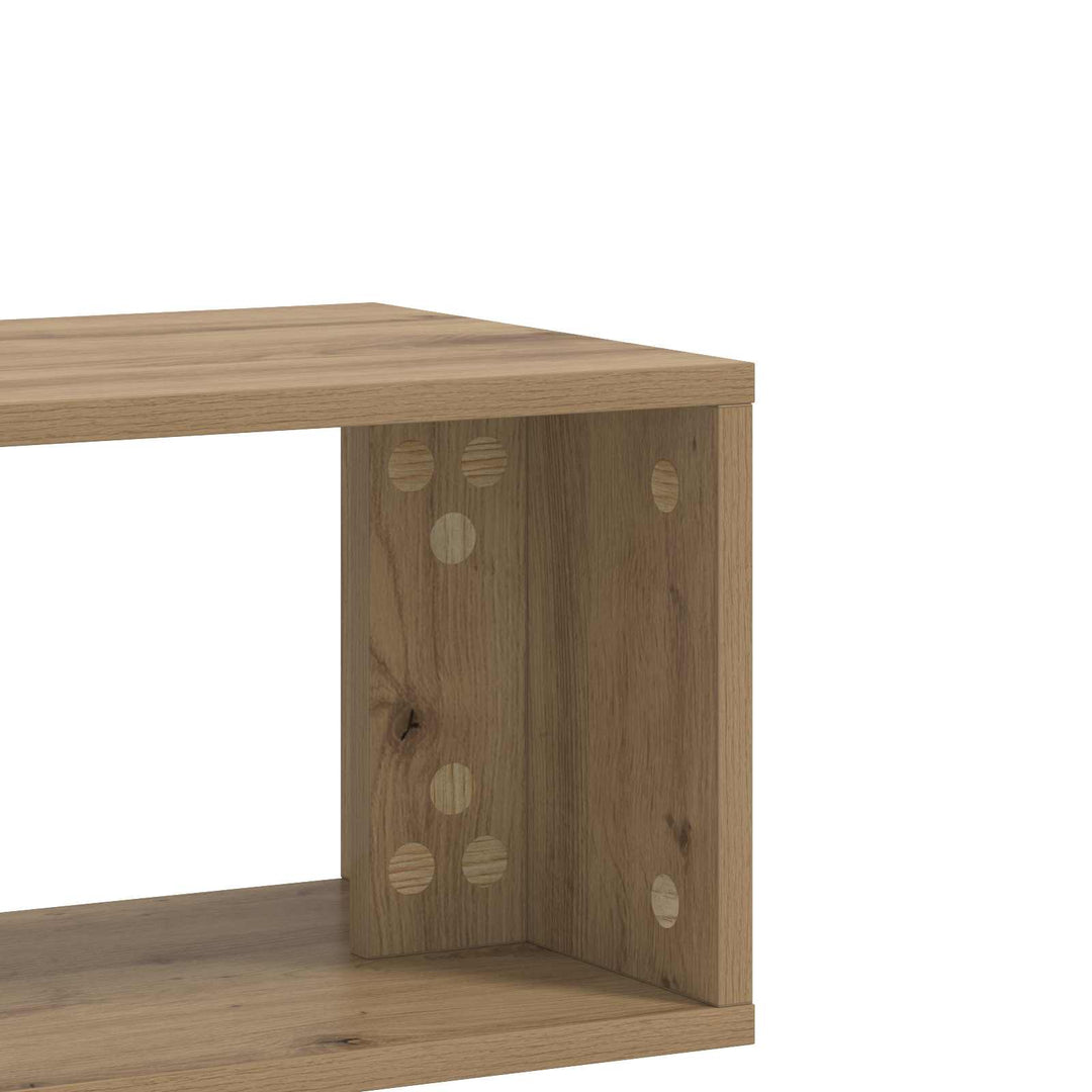 Tv-Skåp 100 X 30 X 50 Cm Artisan-Ek Konstruerat Trä