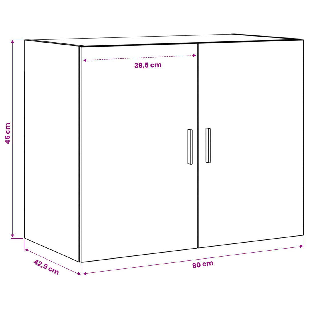 Väggskåp Artisan-Ek 80 X 42,5 X 64 Cm Konstruerat Trä