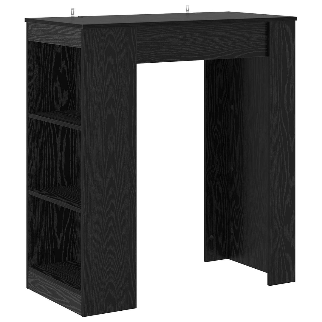 Barbord 95 X 47 X 103,5 Cm Konstruerat Trä Svart Ek