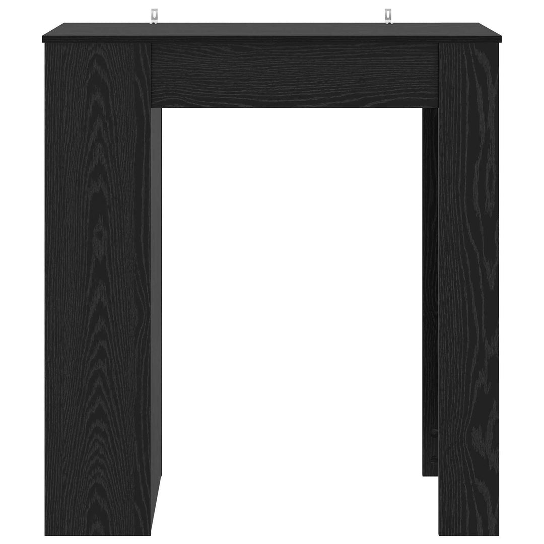 Barbord 95 X 47 X 103,5 Cm Konstruerat Trä Svart Ek