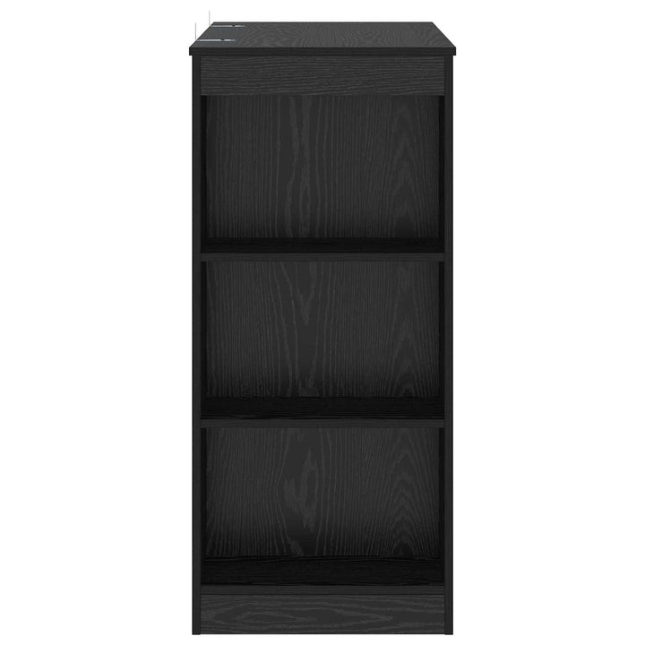 Barbord 95 X 47 X 103,5 Cm Konstruerat Trä Svart Ek