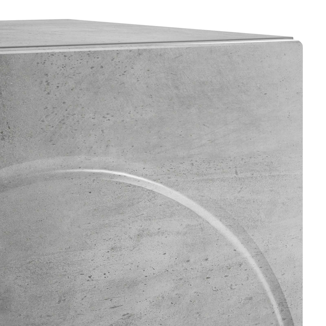 Nattduksbord 2 Pcs Betonggrå 33,5 X 34,5 X 50 Cm