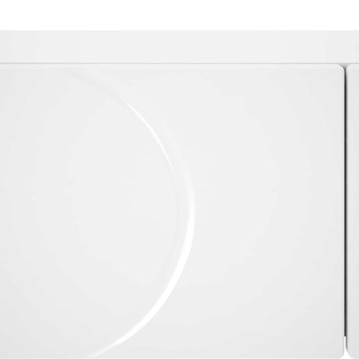 Konsolbord Vit 96,5 X 38 X 75 Cm Konstruerat Trä