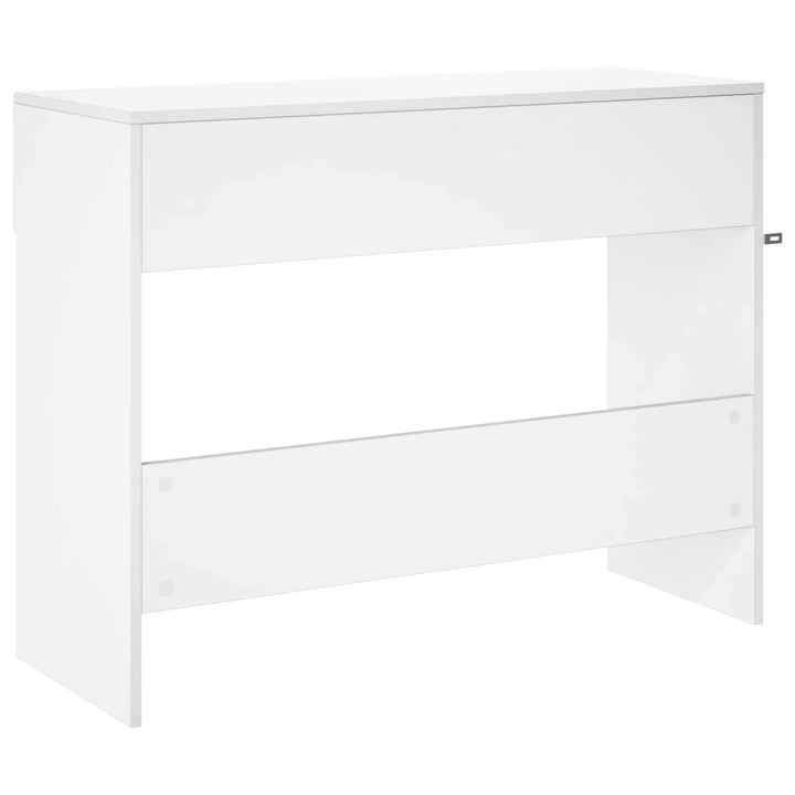 Konsolbord Vit 96,5 X 38 X 75 Cm Konstruerat Trä