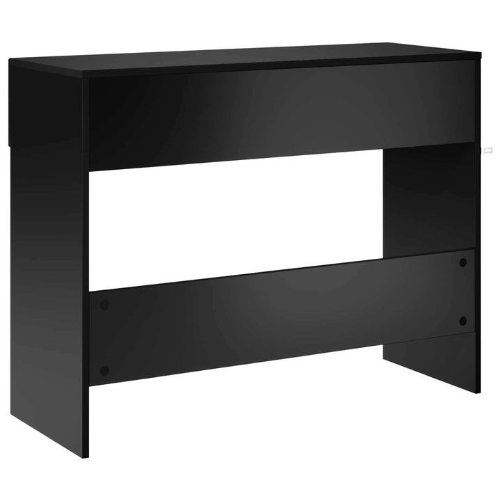 Konsolbord Svart 96,5 X 38 X 75 Cm Konstruerat Trä