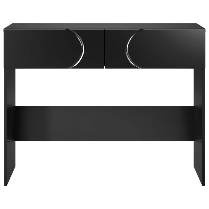 Konsolbord Svart 96,5 X 38 X 75 Cm Konstruerat Trä