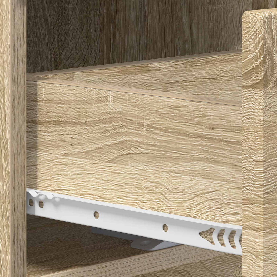 Konsolbord Sonoma-Ek 96,5 X 38 X 75 Cm Konstruerat Trä