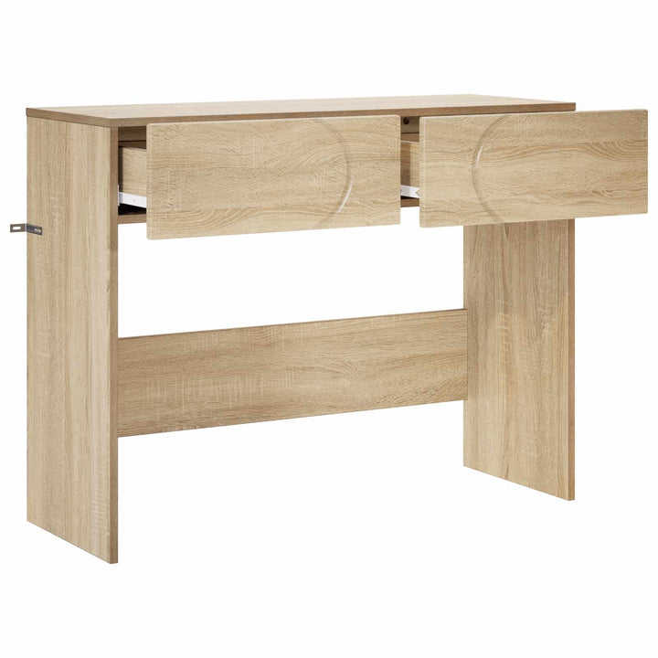 Konsolbord Sonoma-Ek 96,5 X 38 X 75 Cm Konstruerat Trä