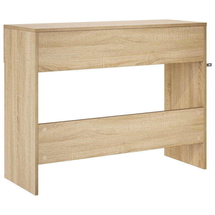 Konsolbord Sonoma-Ek 96,5 X 38 X 75 Cm Konstruerat Trä