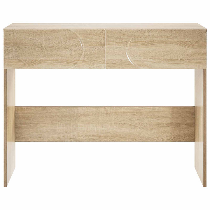 Konsolbord Sonoma-Ek 96,5 X 38 X 75 Cm Konstruerat Trä