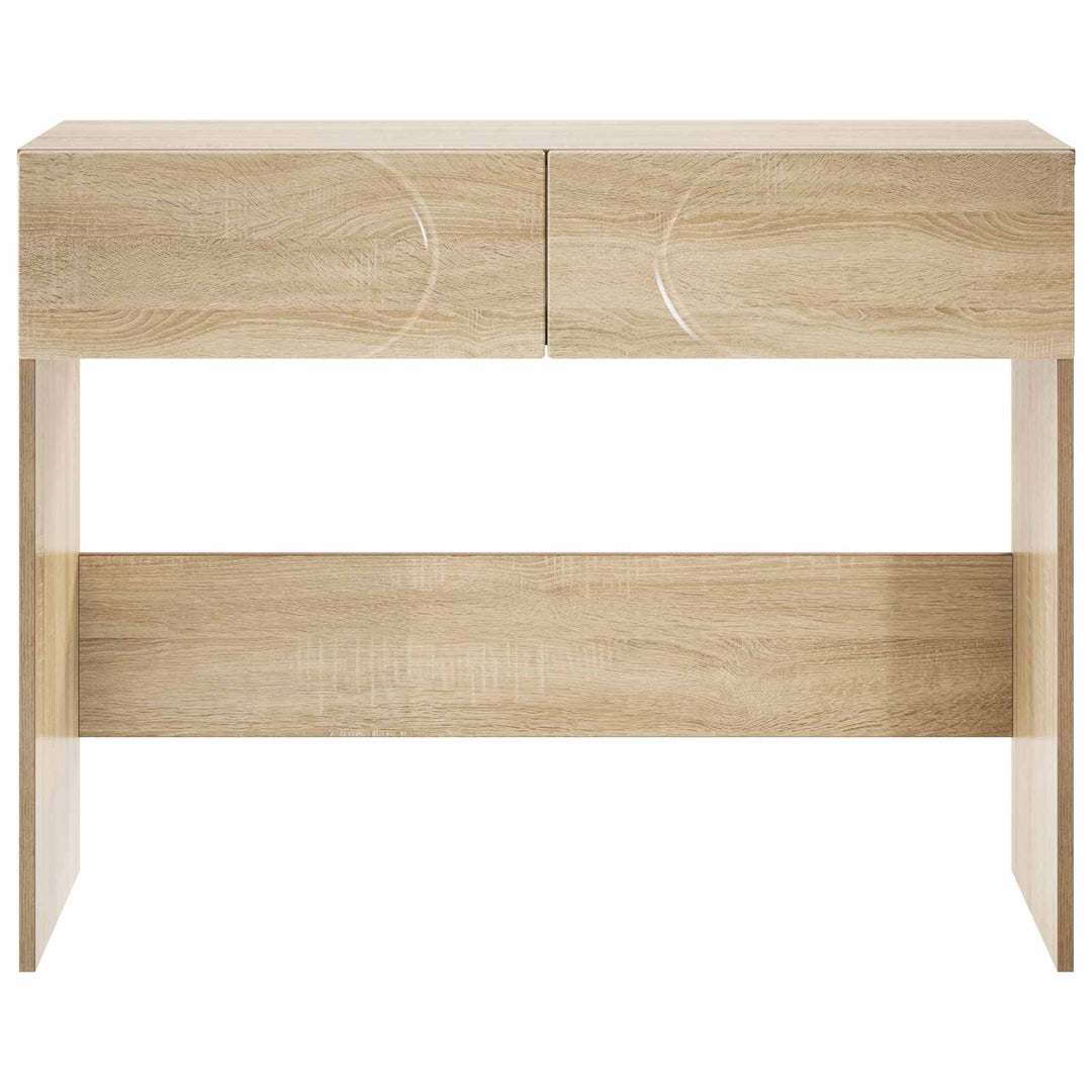 Konsolbord Sonoma-Ek 96,5 X 38 X 75 Cm Konstruerat Trä