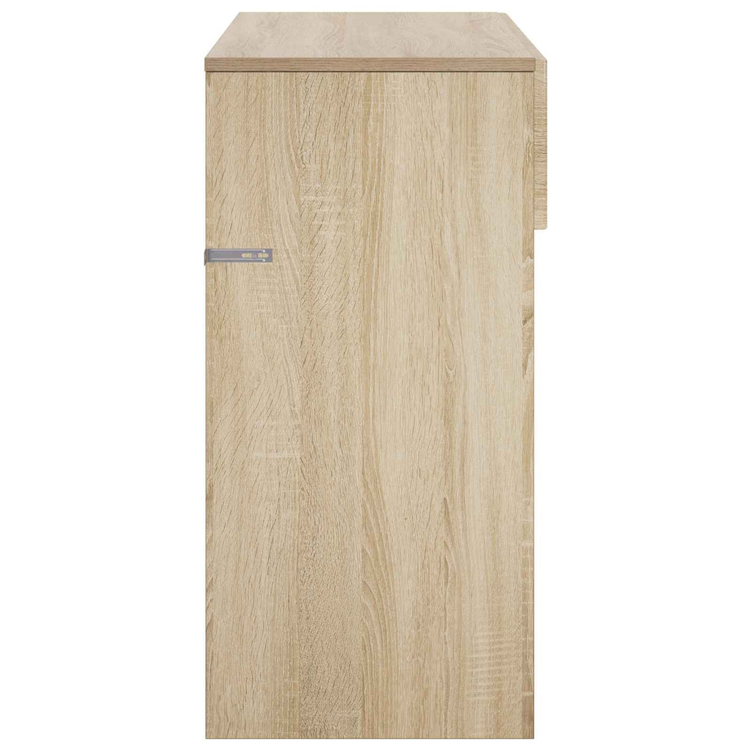 Konsolbord Sonoma-Ek 96,5 X 38 X 75 Cm Konstruerat Trä