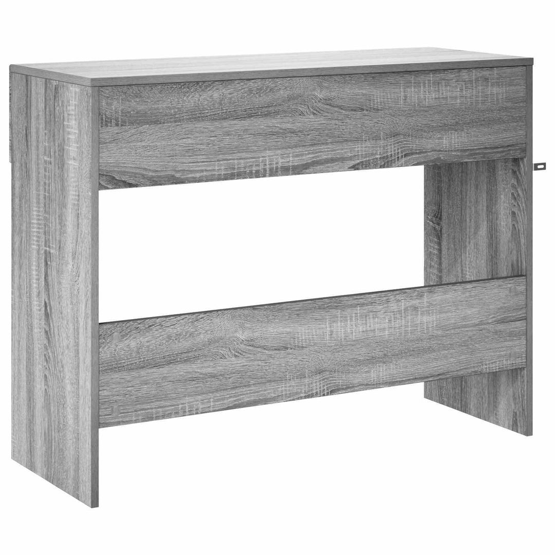 Konsolbord Grå Sonoma 96,5 X 38 X 75 Cm Konstruerat Trä