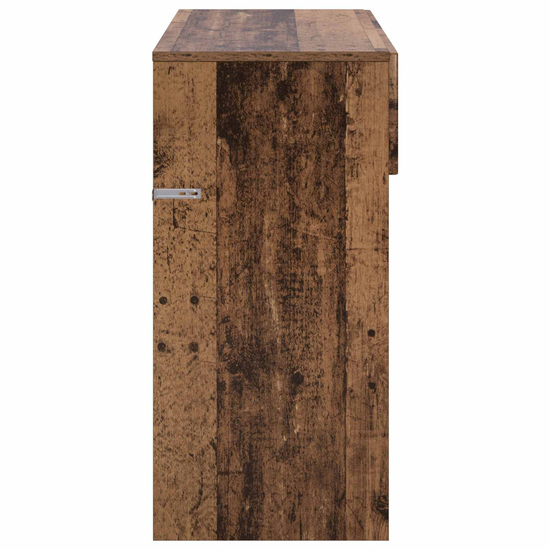 Konsolbord Gammalt Trä 96,5 X 38 X 75 Cm Konstruerat Trä
