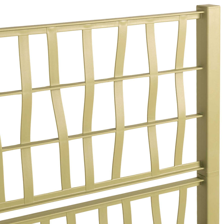 Trädgårdsplanterare Med Trellis Grön 80 X 36 X 140 Cm Pp
