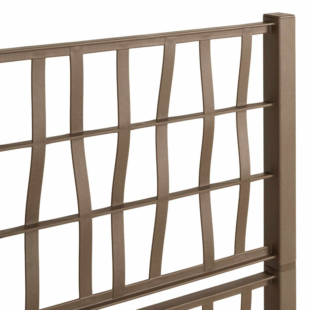 Trädgårdsplanterare Med Trellis Brun 80 X 36 X 140 Cm Pp